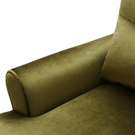 Mirod Elegant Circular Armrests, Ergonomic Lumbar Support, Vintage Roman Column Legs, Luxurious Large Size, Enhances Living Room Aesthetics, for Living room,Bedroom and study Default -DTYStore