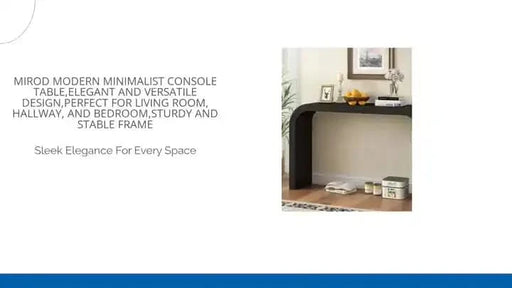 Mirod Modern Minimalist Console Table,Elegant and Versatile Design,Perfect for Living Room, Hallway, and Bedroom,Sturdy and Stable Frame #random_id#-DTYStore