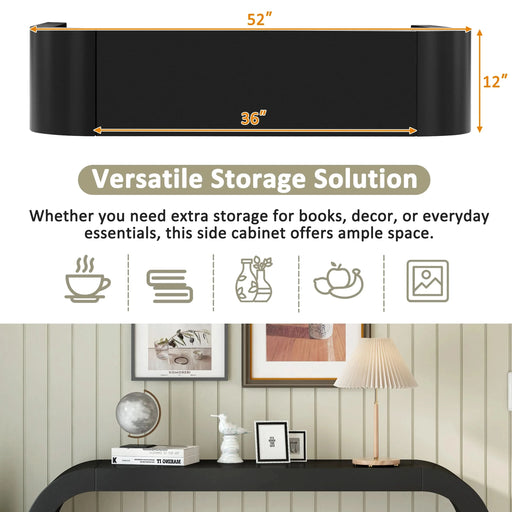 Mirod Modern Minimalist Console Table,Elegant and Versatile Design,Perfect for Living Room, Hallway, and Bedroom,Sturdy and Stable Frame Default -DTYStore