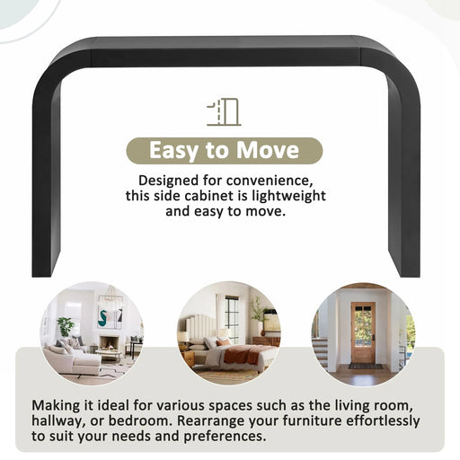 Mirod Modern Minimalist Console Table,Elegant and Versatile Design,Perfect for Living Room, Hallway, and Bedroom,Sturdy and Stable Frame Default -DTYStore