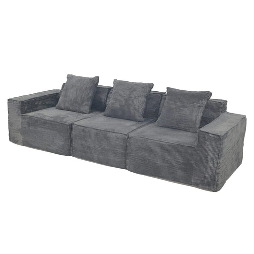 Modern 3-Seater Convertible Modular Sectional Sofa Set Popular Compression Sofa Default -DTYStore