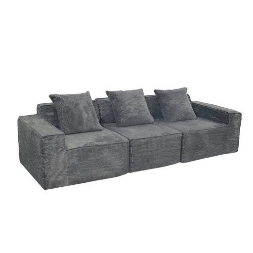 Modern 3-Seater Convertible Modular Sectional Sofa Set Popular Compression Sofa Default -DTYStore