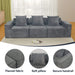 Modern 3-Seater Convertible Modular Sectional Sofa Set Popular Compression Sofa Default -DTYStore