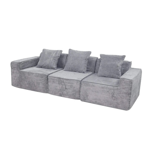 Modern 3-Seater Convertible Modular Sectional Sofa Set Popular Compression Sofa Default -DTYStore