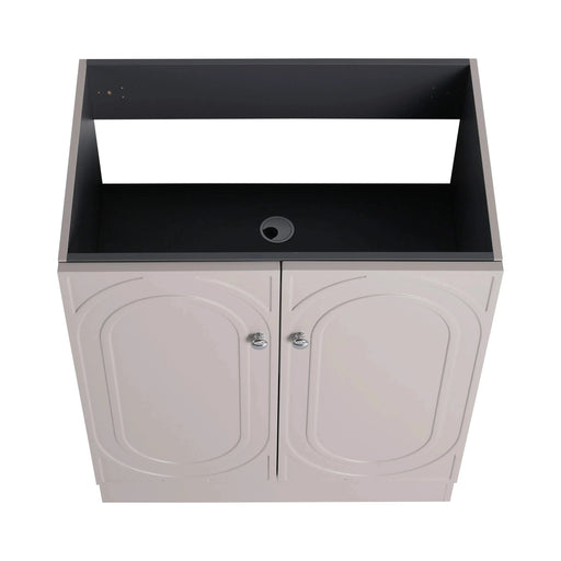 Modern 30' Freestanding Bathroom Vanity with Soft-Close Cabinet Doors in Khaki Plywood, Excluding Sink Default -DTYStore