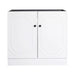 Modern 36' Freestanding Bathroom Vanity with Soft-Close Cabinet Doors in White Plywood, Excluding Sink Default -DTYStore