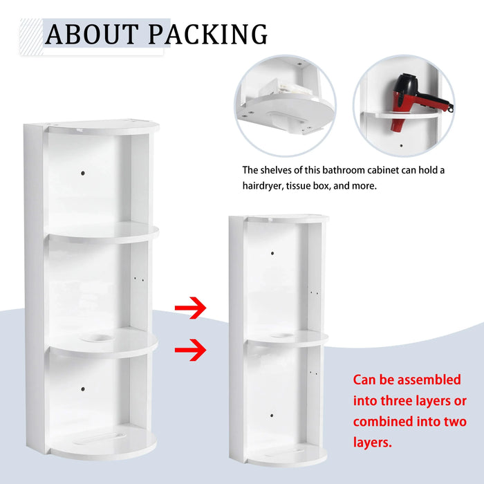 Modern 36 Inch Wall-Mounted Bathroom Vanity with Thick Edge Resin Sink and Storage Rack, Black Chestnut, Plywood Default -DTYStore