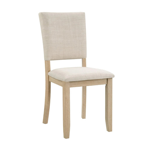 Modern 4 Person Dining Table Set with 4 Chairs, Dining Table Set for 4 People, 5-piece Wooden Dining Table Set for Living Room, Kitchen and Dining Room, Liaght Oak + Beige Default -DTYStore