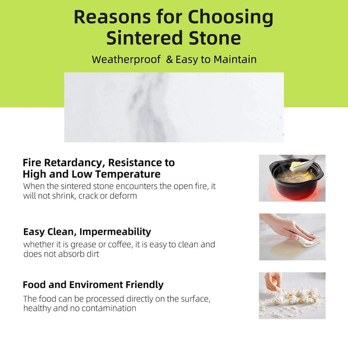 Modern 5PC Outdoor Patio Bar Set,Rounded Square Sintered Stone Table & 4 Swivel Bar Chairs,Non-Rust Aluminum Frame,Ember Black, Marble-Inspired Top,Bearing Swivel Plate,Tapered Legs,Sunbrella Cushion Default -DTYStore