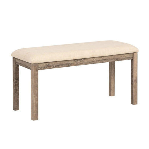 Modern 6-Piece Dining Table Set with 4 Upholstered Chairs and Bench for Kitchen or Dining Room – Brown Default -DTYStore