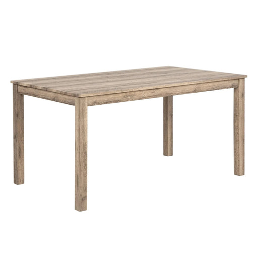 Modern 6-Piece Dining Table Set with 4 Upholstered Chairs and Bench for Kitchen or Dining Room – Brown Default -DTYStore