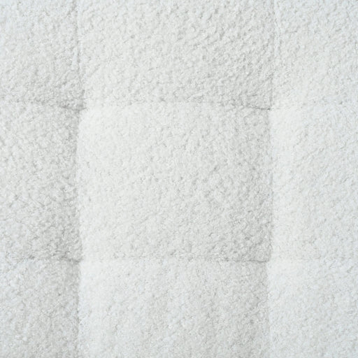 Modern Accent Chair,Teddy Fabric Living Room Chairs Comfy Reading Chair,Mid Century Accent Chair, Lounge Arm Chairs Armchair for Living Room Bedroom (White) Default -DTYStore