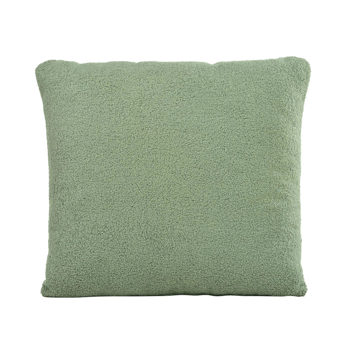 Modern Accent Chair, Upholstered Armchair for Living Room ,Mid Century Fabric Lounge Chair w/ Pillow, Comfortable Reading Chair with Wood Legs for Living Room, Bedroom,Reception Room (Light Green) Default -DTYStore