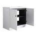 Modern Bathroom Vanity with White Resin Sink & Soft-Close Cabinet Doors, Durable Plywood, 36 Inch Default -DTYStore