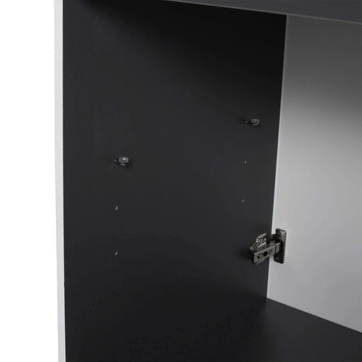 Modern Bathroom Vanity with White Resin Sink & Soft-Close Cabinet Doors, Durable Plywood, 36 Inch Default -DTYStore