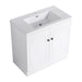 Modern Bathroom Vanity with White Resin Sink & Soft-Close Cabinet Doors, Durable Plywood, 36 Inch Default -DTYStore
