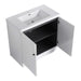 Modern Bathroom Vanity with White Resin Sink & Soft-Close Cabinet Doors, Durable Plywood, 36 Inch Default -DTYStore