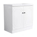 Modern Bathroom Vanity with White Resin Sink & Soft-Close Cabinet Doors, Durable Plywood, 36 Inch Default -DTYStore