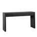 Modern Black Console Table with 4 Drawers – 59.2 Entryway Table with Storage Default -DTYStore