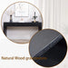 Modern Black Console Table with 4 Drawers – 59.2 Entryway Table with Storage Default -DTYStore