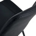 Modern Black Faux Leather Dining Chair Set with Curved Cushion and Metal Legs for Comfort.Set of 4. Default -DTYStore
