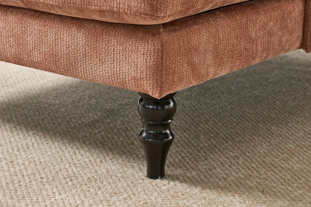 Modern Chaise Lounge , Upholstered Indoor Leisure Sofa Recliner, Chair Sleeper for Bedroom, Living Room, Study Room, Office,ORANGE Default -DTYStore