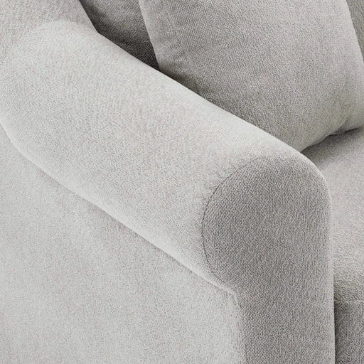 Modern Chenille Oversized Armchair, Chair and a Half, 44.5' Wide, Light Grey, Plush and Comfortable Default -DTYStore