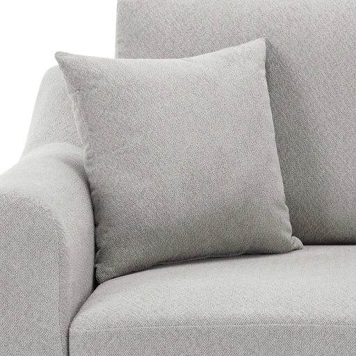 Modern Chenille Oversized Armchair, Chair and a Half, 44.5' Wide, Light Grey, Plush and Comfortable Default -DTYStore
