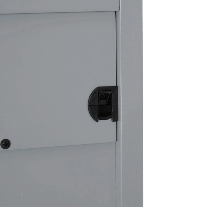 Modern Classic Hall Tree with Shoe Rack Bench and Coat Hooks for Hanging Storage, Entryway Bench with Open Shelves and Shoe Cabinets 40.16'W*18.58'D*64.17'H GRAY Default -DTYStore