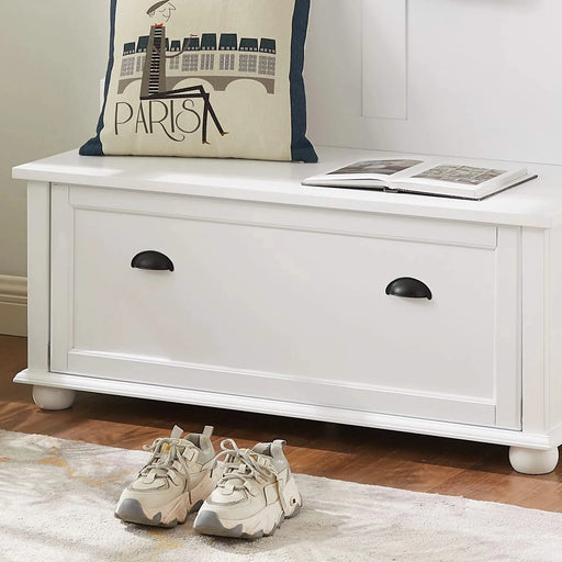 Modern Classic Hall Tree with Shoe Rack Bench and Coat Hooks for Hanging Storage, Entryway Bench with Open Shelves and Shoe Cabinets 40.16'W*18.58'D*64.17'H white Default -DTYStore
