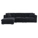 Modern Cloud L-Shaped Sectional Sofa with Chaise, Chenille Fabric, 3 Colors, 96*56 inches Default -DTYStore