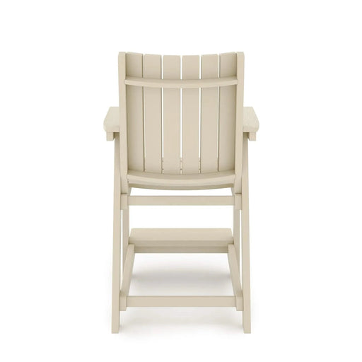 Modern Counter Chair – Sleek HDPE Poly Lumber for Dining, Patio, and Garden Comfort Default -DTYStore