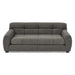 Modern Dark Gray Pet Sofa with Backrest and Armrests, Linen Fabric, 38'x14.5'x22' for Small and Medium Dogs - DTY Store