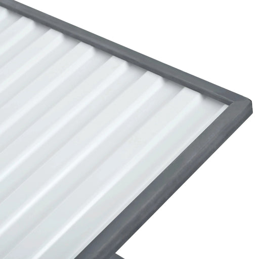 Modern Design Outdoor Dog House with Food Bowl and Wheels, Grey Pine, 44.1 x 22.1 x 28.8 inches Default -DTYStore