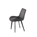 Modern Dining Chair Living Room Black Metal Leg Dining Chair-Grey-4pcs/ctn Default -DTYStore