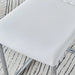 Modern Dining Chairs with Faux Leather Padded Seat and Metal Legs in White, Set of 4 Default -DTYStore