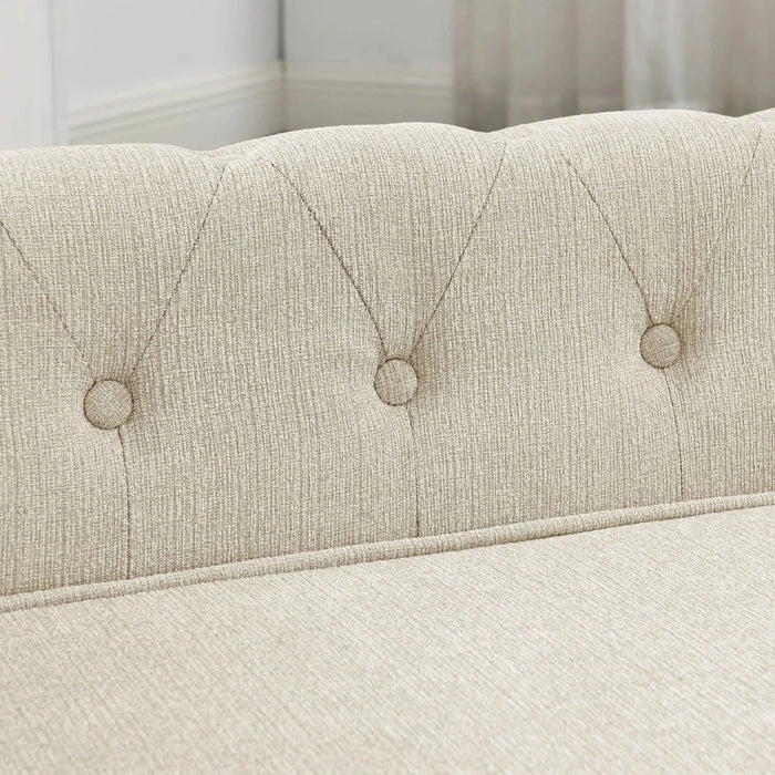 Modern Elegant Rectangle Pet Bed, Durable Elevated Dog Sofa, Beige Foam 40'*23'*14' - DTY Store