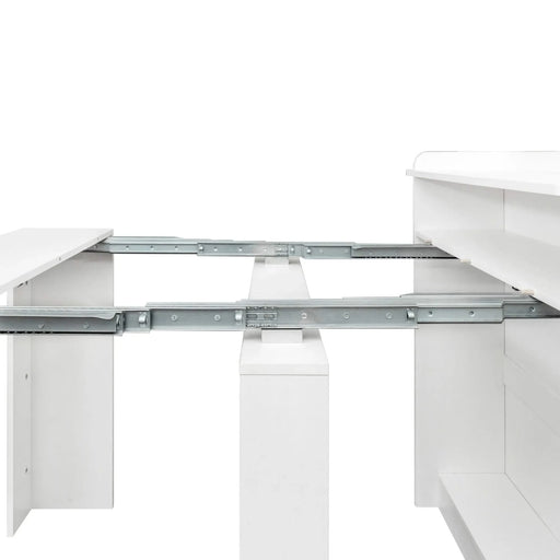 Modern Extendable Dining Table with Storage Default -DTYStore