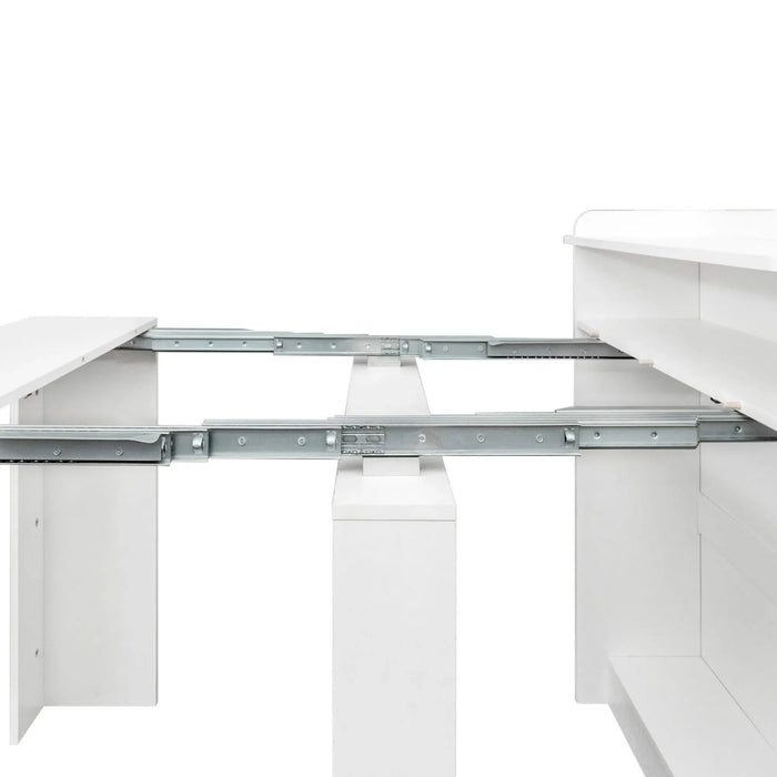 Modern Extendable Dining Table with Storage Default -DTYStore