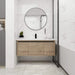 Modern Floating Bathroom Vanity Cabinet with Resin Sink, Soft Close Doors and Drawer, 48 Inch, Imitative Oak Default -DTYStore