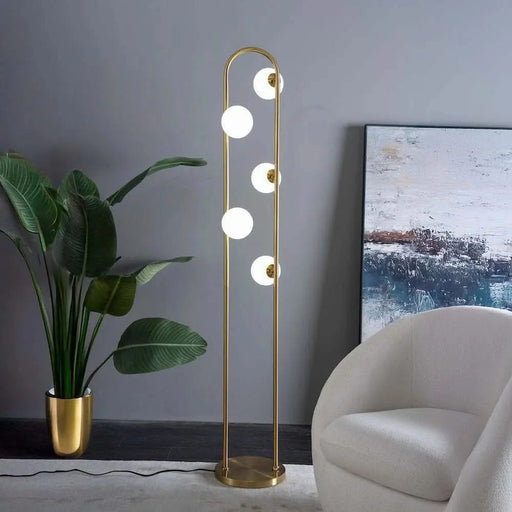 Modern Floor Lamp for Living Room, Artema Floor Lamp with WHITE, Tall Corner Lamp for Bedroom & Office Lighting Default -DTYStore