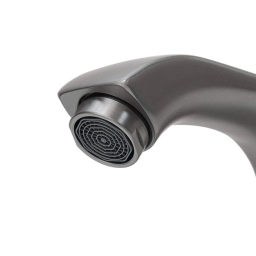 Modern Freestanding 20-Inch White Bathroom Vanity with White Ceramic Sink, Hot and Cold Faucet, 1-Door Cabinet & Open Iron Shelf, Magnesium Oxide and Iron Frame Default -DTYStore