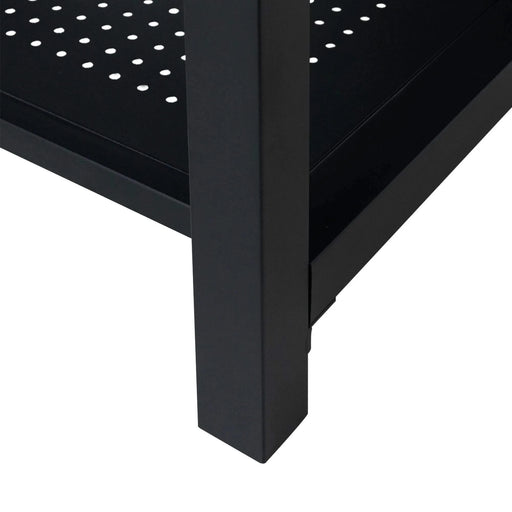 Modern Freestanding 20-Inch White Bathroom Vanity with White Ceramic Sink, Hot and Cold Faucet, 1-Door Cabinet & Open Iron Shelf, Magnesium Oxide and Iron Frame Default -DTYStore