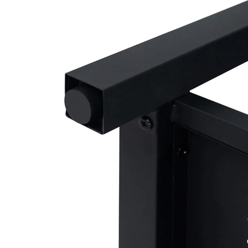 Modern Freestanding 24-Inch Natural Bathroom Vanity with White Ceramic Sink, Hot and Cold Faucet, 2-Door Cabinet & Open Iron Shelf, Magnesium Oxide and Iron Frame Default -DTYStore