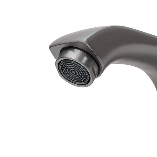 Modern Freestanding 24-Inch Walnut Bathroom Vanity with White Ceramic Sink, Hot and Cold Faucet, 2-Door Cabinet & Open Iron Shelf, Magnesium Oxide and Iron Frame Default -DTYStore