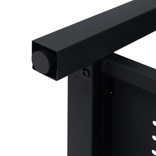 Modern Freestanding 36-Inch Bathroom Vanity with White Ceramic Sink, Hot and Cold Faucet, 2-Door Walnut Cabinet & Open Iron Shelf Default -DTYStore