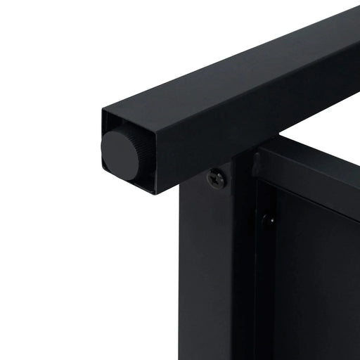 Modern Freestanding 36-Inch Bathroom Vanity with White Ceramic Sink, Hot and Cold Faucet, Storage Cabinet & Open Iron Shelf Default -DTYStore