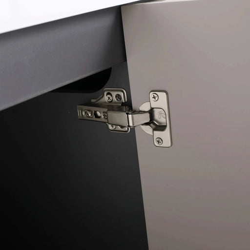 Modern Freestanding Bathroom Vanity with 3 Soft-Close Cabinet Doors in Khaki Plywood - 48 Inches, Excluding Sink Default -DTYStore