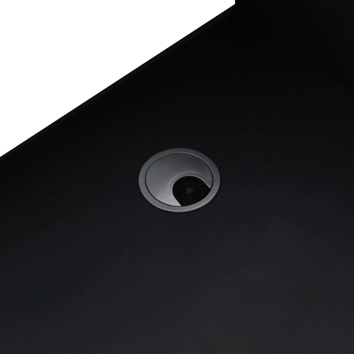 Modern Freestanding Bathroom Vanity with Resin Sink & Soft-Close Doors in Light Coffee Plywood, 48' Default -DTYStore