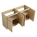 Modern Freestanding Bathroom Vanity with Soft-Close Cabinet Doors - Oak Finish - Plywood - 60 Inches Default -DTYStore